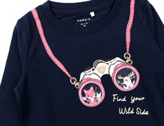 Name It top dark sapphire glitter